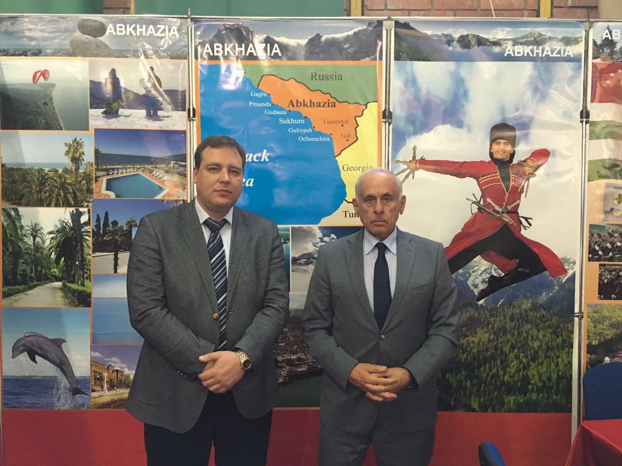 غرفة التجارة و الصناعة الأبخازية في تمثيل جمهورية أبخازيا ضمن فعاليات المعرض السياحي الدولي الخامس و العشرين في جمهورية مونتينيغرو .