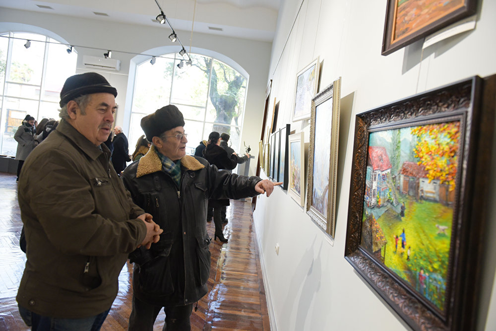 افتتاح قاعة المعرض المركزية لإتحاد الرسامين الأبخاز .